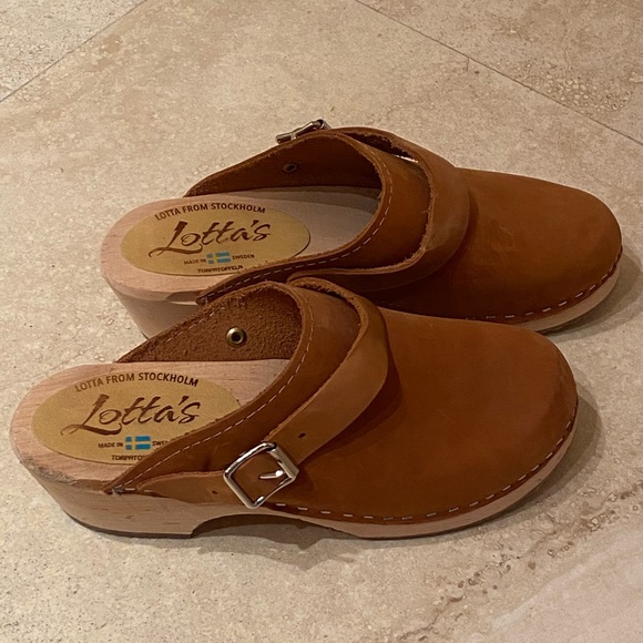 Lotta from Stockholm Classic Swedish Clogs size 37 (6.5) - Picture 4 of 6